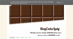 Desktop Screenshot of blogczekolady.pl